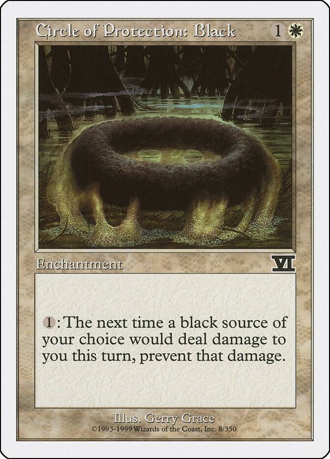 Circle of Protection: Black 8/350 (Classic Sixth Edition)  | Good Games Modbury