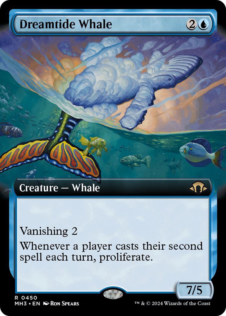 Dreamtide Whale (Extended Art) [Modern Horizons 3] | Good Games Modbury