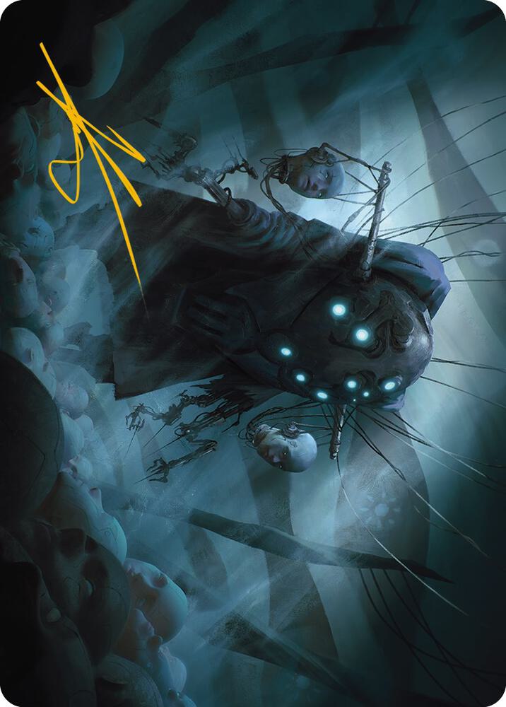 Meldweb Curator Art Card Gold Stamped Signature 16 (Art Series: Phyrexia: All Will Be One)  | Good Games Modbury