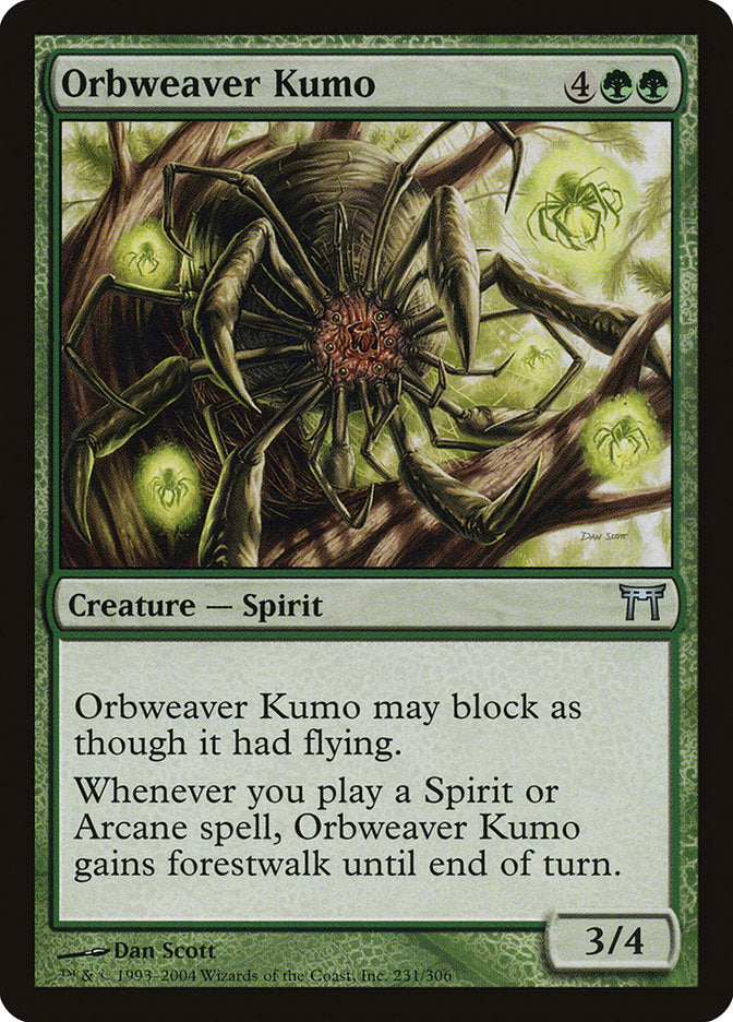Orbweaver Kumo 231/306 (Champions of Kamigawa)  - Foil | Good Games Modbury