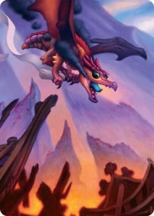 Scavenger Regent Art Card 45 54 45 (Art Series: Tarkir: Dragonstorm)  | Good Games Modbury