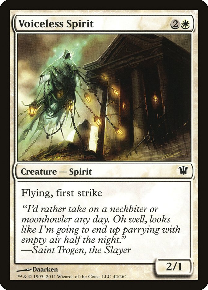 Voiceless Spirit [Innistrad] | Good Games Modbury