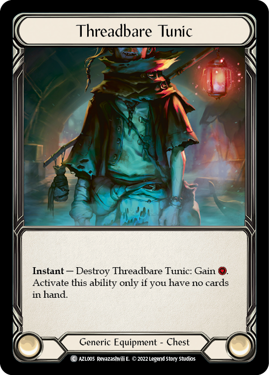 Threadbare Tunic [AZL005] (Outsiders Azalea Blitz Deck) | Good Games Modbury