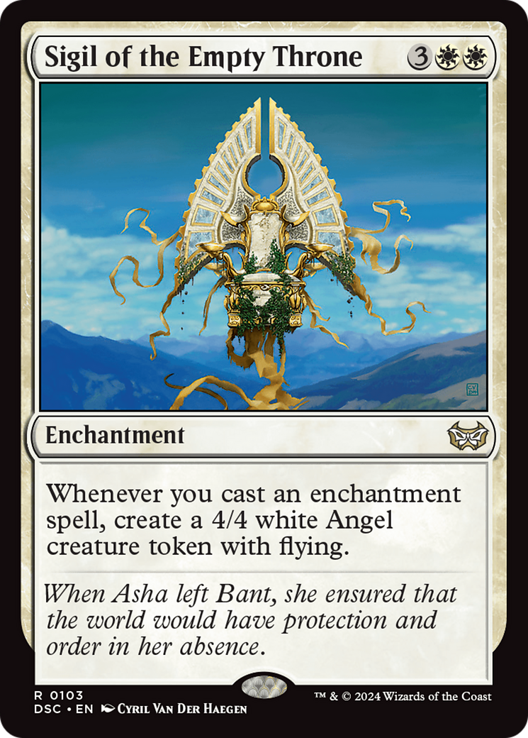 Sigil of the Empty Throne [Duskmourn: House of Horror Commander] | Good Games Modbury