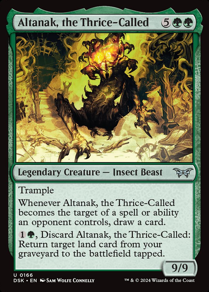 Altanak, the Thrice-Called 166 (Duskmourn: House of Horror)  - Foil | Good Games Modbury
