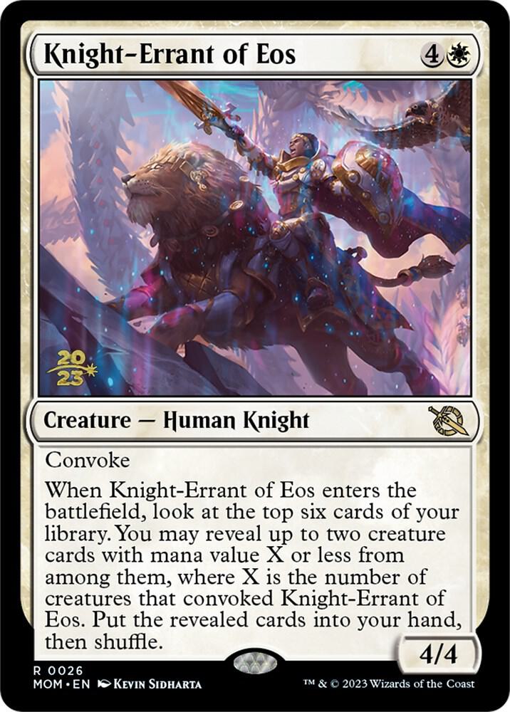 Knight Errant of Eos 26s/162 (Prerelease Cards)  - Foil | Good Games Modbury