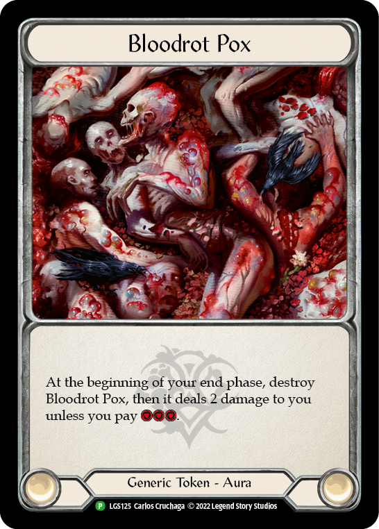 Bloodrot Pox // Frailty [LGS125 // LGS126] (Promo)  Cold Foil | Good Games Modbury