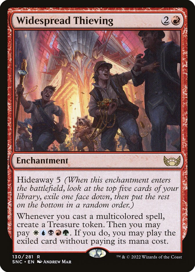 Widespread Thieving 130/281 (Streets of New Capenna)  - Foil | Good Games Modbury
