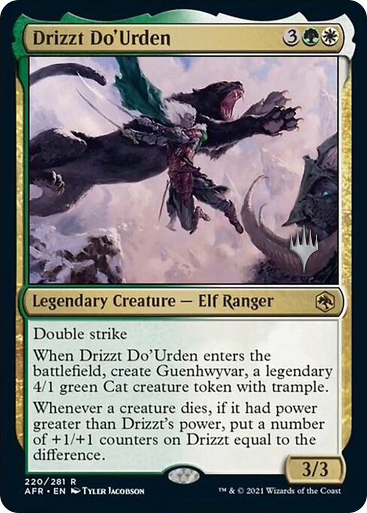 Drizzt DoUrden 220 (Promo Pack: Adventures in the Forgotten Realms)  - Foil | Good Games Modbury