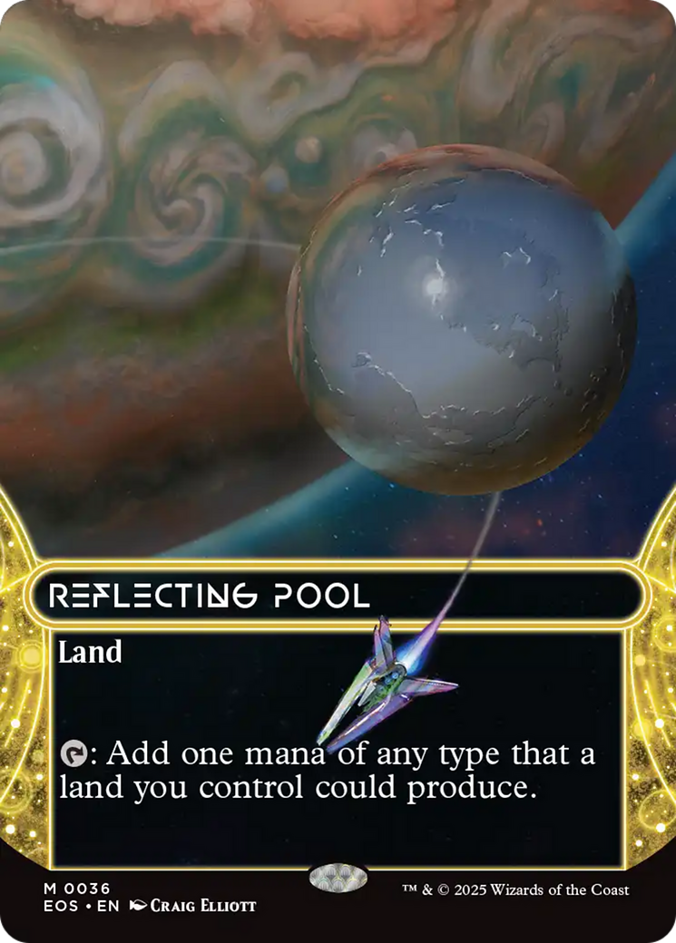 Reflecting Pool (0036) (Borderless) [Edge of Eternities: Stellar Sights] | Good Games Modbury