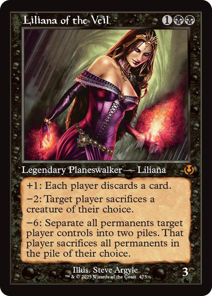 Liliana of the Veil 475/287 (Innistrad Remastered)  - Retro | Good Games Modbury
