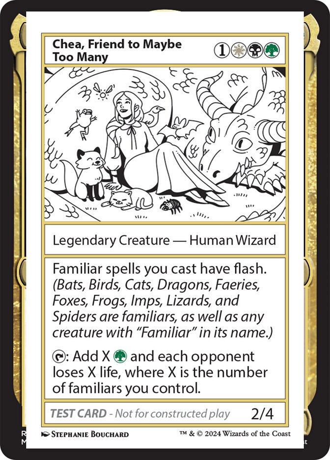 Chea, Friend to Maybe Too Many 591/390 (Mystery Booster 2 Playtest Cards)  | Good Games Modbury