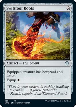 Swiftfoot Boots 169 (Commander: Innistrad: Crimson Vow)  | Good Games Modbury