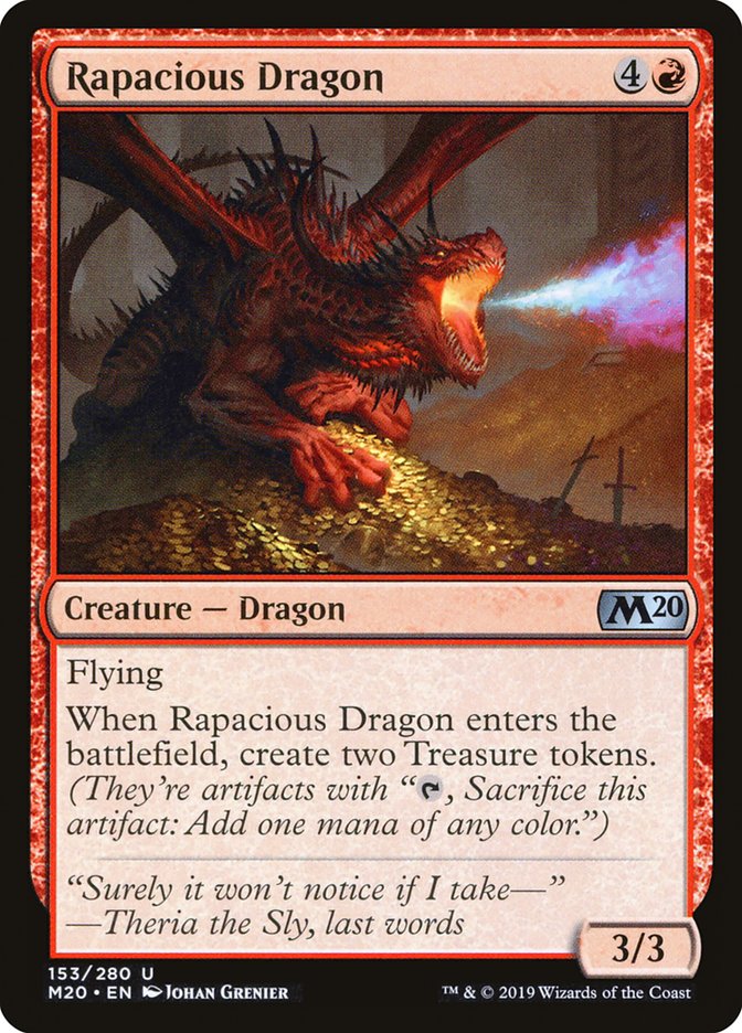 Rapacious Dragon [Core Set 2020] | Good Games Modbury