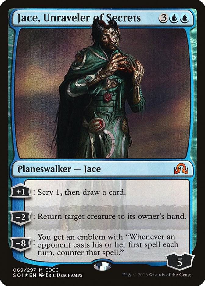 Jace, Unraveler of Secrets 69/297 (Media Promos)  - Foil | Good Games Modbury
