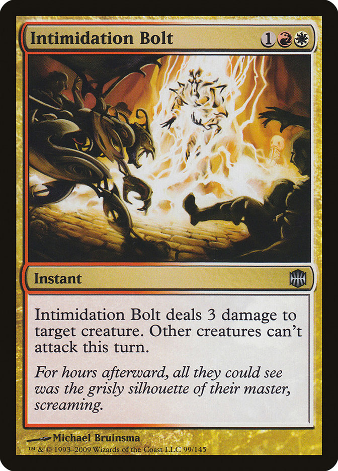 Intimidation Bolt 99/145 (Alara Reborn)  | Good Games Modbury