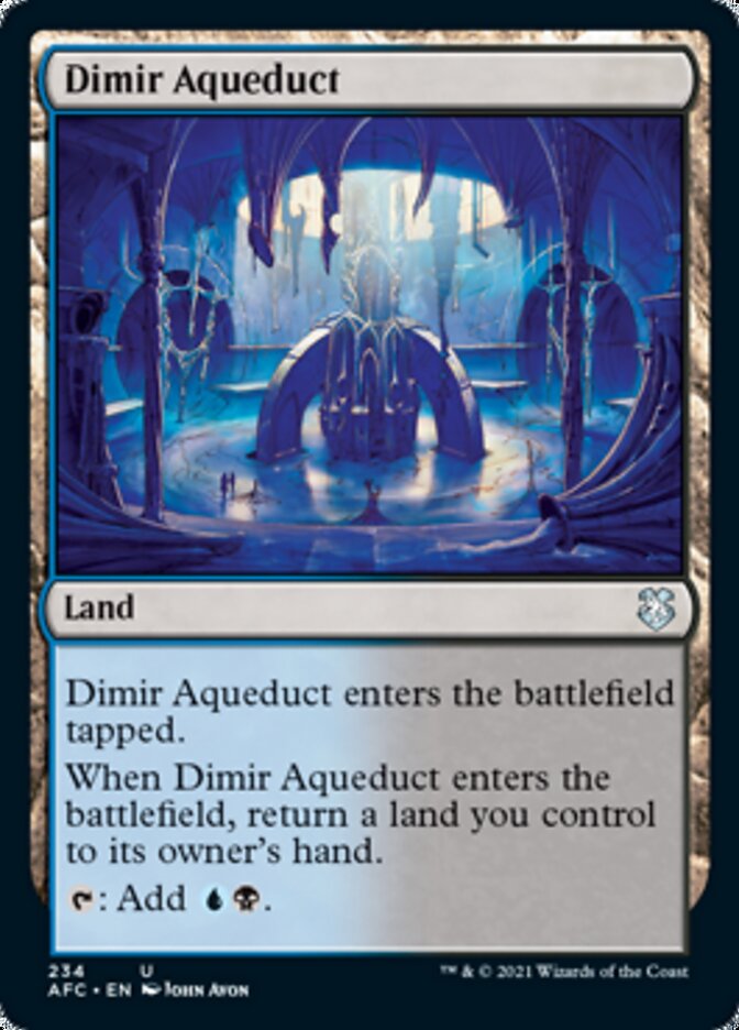 Dimir Aqueduct [Dungeons & Dragons: Adventures in the Forgotten Realms Commander] | Good Games Modbury