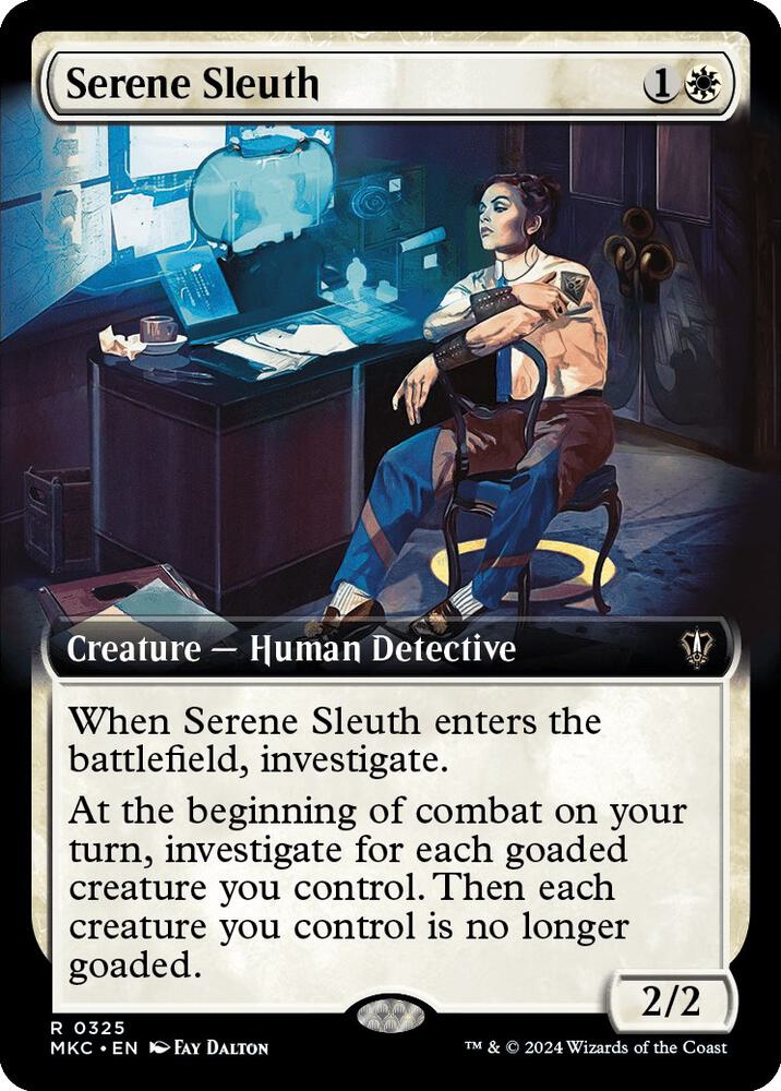 Serene Sleuth 325/311 (Commander: Murders at Karlov Manor)  - Extended Art | Good Games Modbury