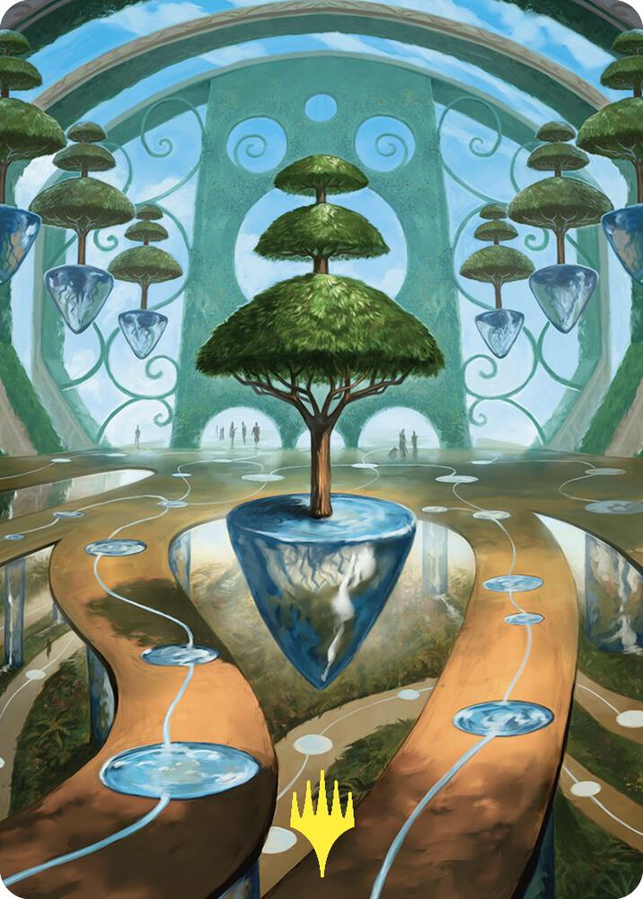 Rejuvenating Springs Art Card Gold Stamped 48 (Art Series: Commander Masters)  | Good Games Modbury
