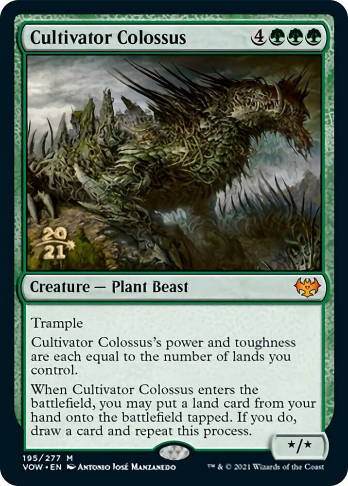 Cultivator Colossus 195s/137 (Prerelease Cards)  - Foil | Good Games Modbury