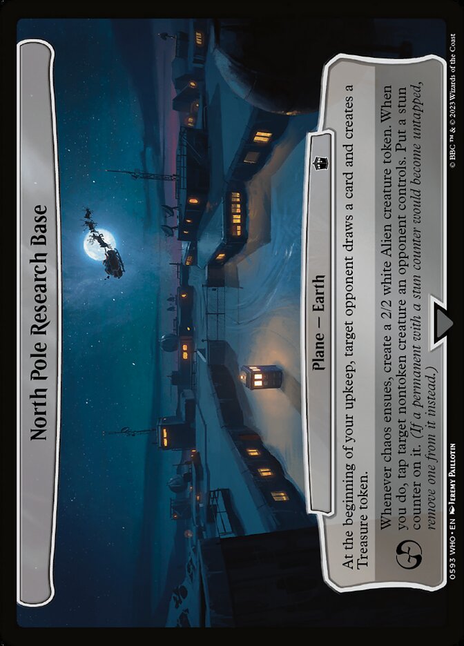 North Pole Research Base 593/331 (Planechase: Universes Beyond: Doctor Who)  | Good Games Modbury