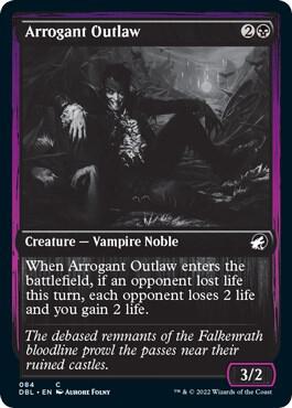 Arrogant Outlaw 84 (Innistrad: Double Feature)  | Good Games Modbury