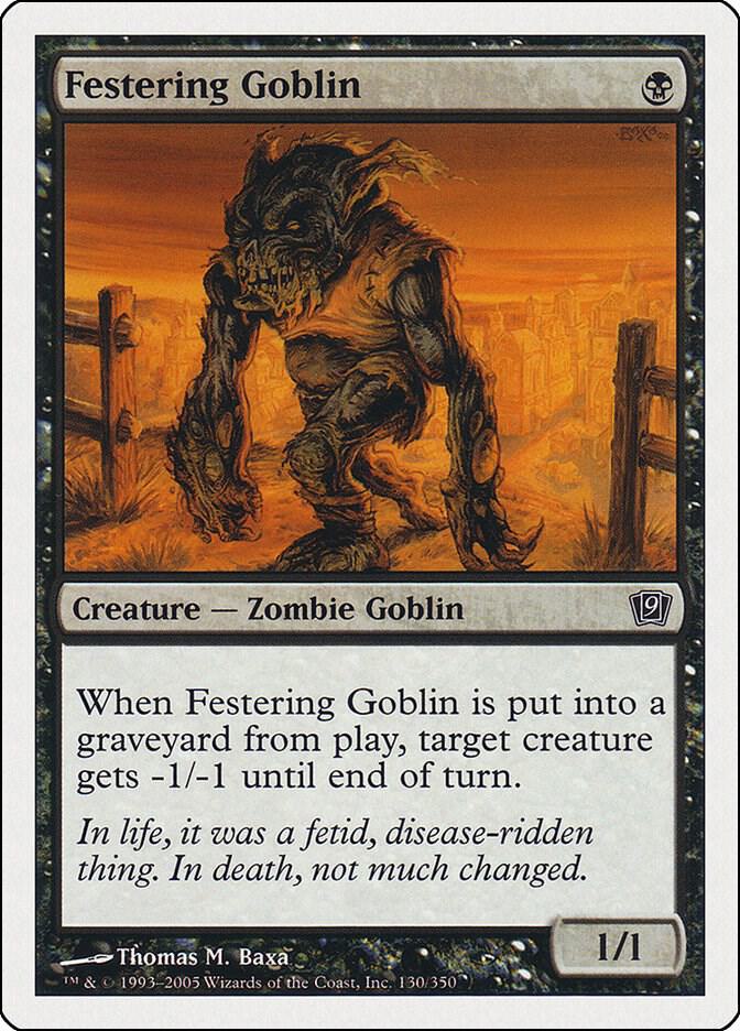 Festering Goblin 130/350 (9th Edition)  | Good Games Modbury