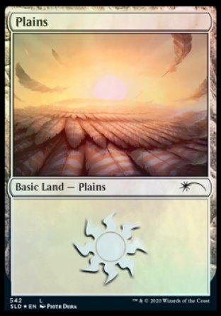 Plains (Angels) (542) [Secret Lair Drop Promos] | Good Games Modbury