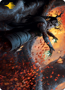 Dawnhart Rejuvenator Art Card (Gold-Stamped Signature) [Innistrad: Midnight Hunt Art Series] | Good Games Modbury