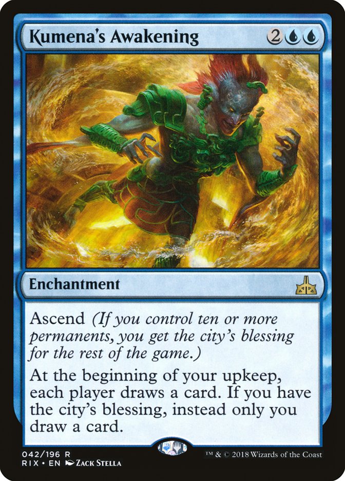 Kumena's Awakening 42/196 (Rivals of Ixalan)  | Good Games Modbury