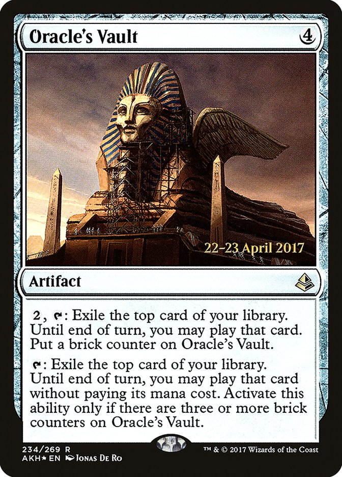Oracle's Vault [Amonkhet Prerelease Promos] | Good Games Modbury