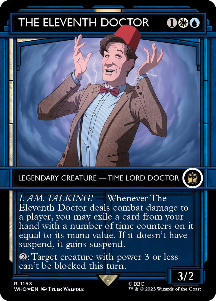 The Eleventh Doctor 1153/331 (Universes Beyond: Doctor Who)  - Showcase Surge Foil | Good Games Modbury
