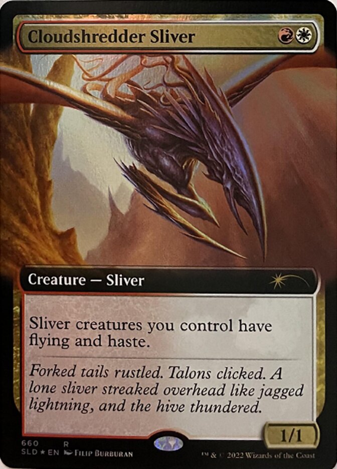 Cloudshredder Sliver (Extended Art) [Secret Lair Drop Promos] | Good Games Modbury