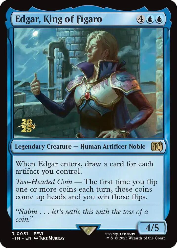 Edgar King of Figaro 51 (Prerelease Cards)  - Foil | Good Games Modbury