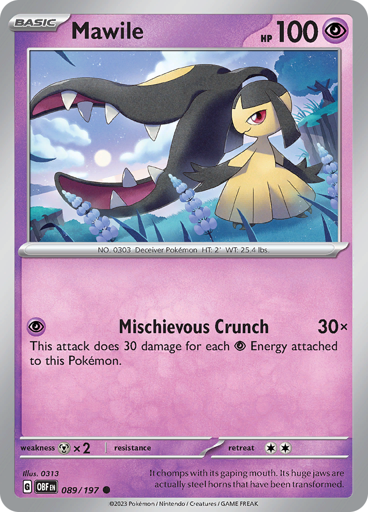 Mawile (089/197) [Scarlet & Violet: Obsidian Flames] | Good Games Modbury