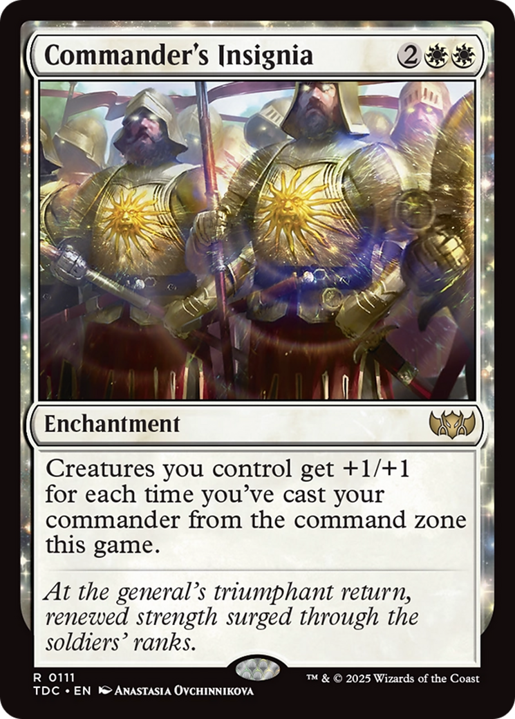 Commander's Insignia [Tarkir: Dragonstorm Commander] | Good Games Modbury