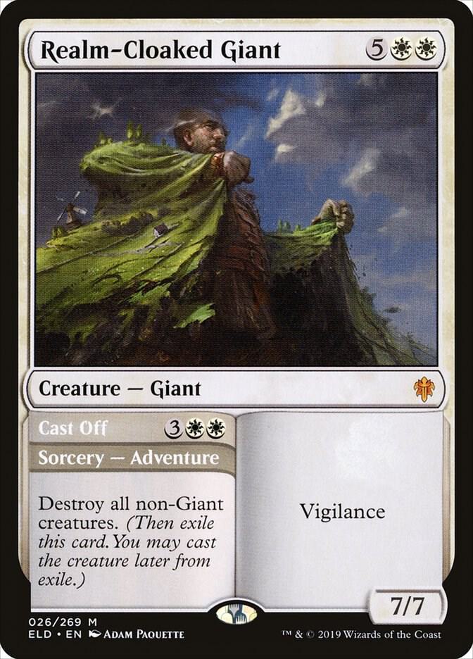 Realm-Cloaked Giant // Cast Off 26/269 (Throne of Eldraine)  | Good Games Modbury