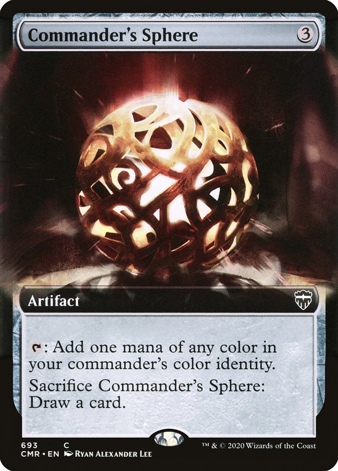 Commander's Sphere (Extended Art) [Commander Legends] | Good Games Modbury