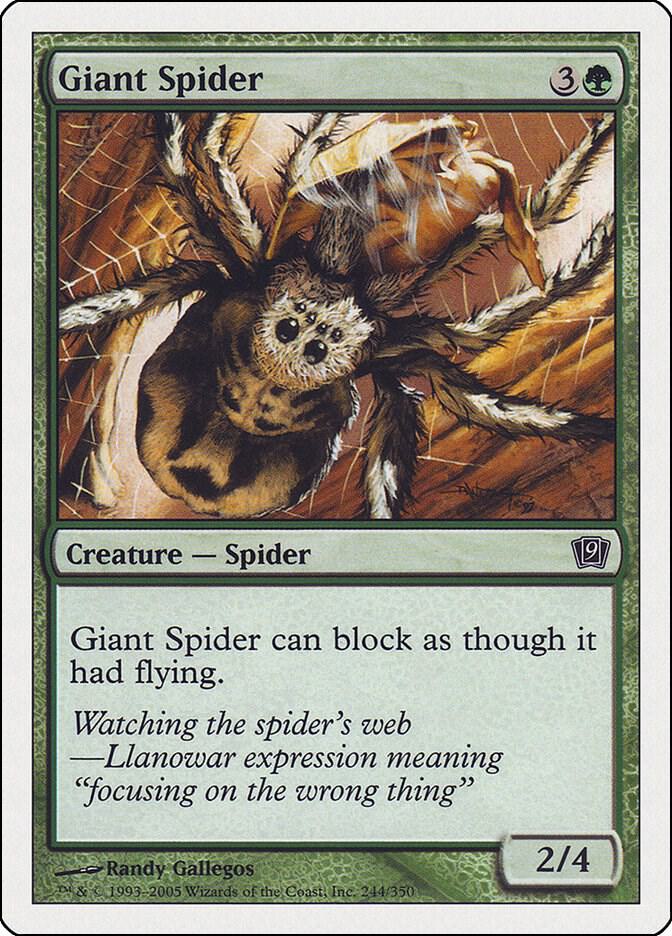 Giant Spider 244/350 (9th Edition)  | Good Games Modbury
