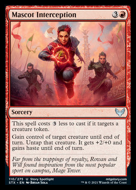 Mascot Interception [Strixhaven: School of Mages] | Good Games Modbury