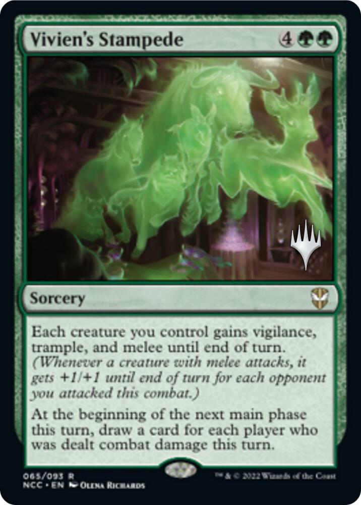 Viviens Stampede 65p/76 (Promo Pack: Streets of New Capenna)  - Foil | Good Games Modbury