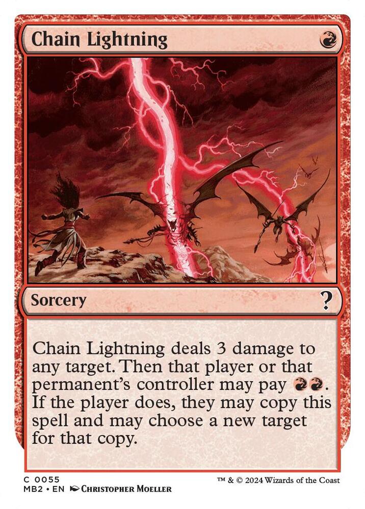 Chain Lightning 55/390 (Mystery Booster 2)  | Good Games Modbury