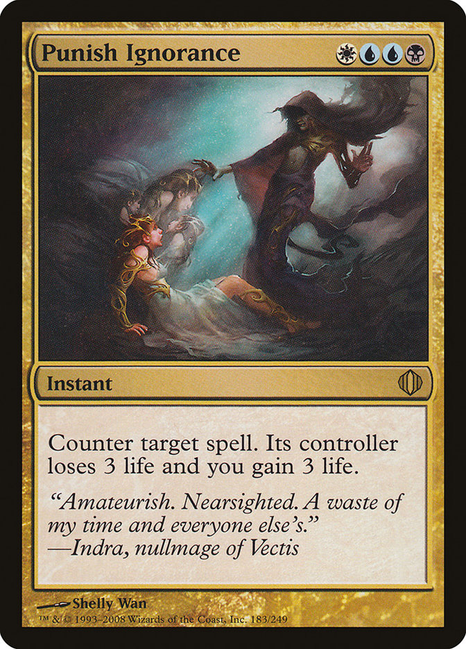 Punish Ignorance 183/249 (Shards of Alara)  - Foil | Good Games Modbury