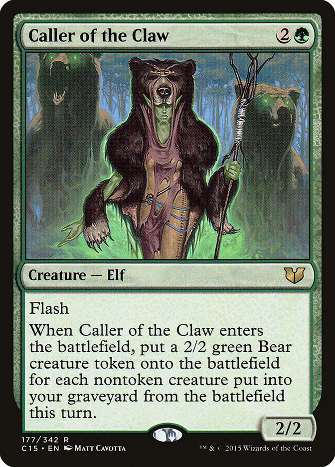 Caller of the Claw 177/342 (Commander 2015)  | Good Games Modbury