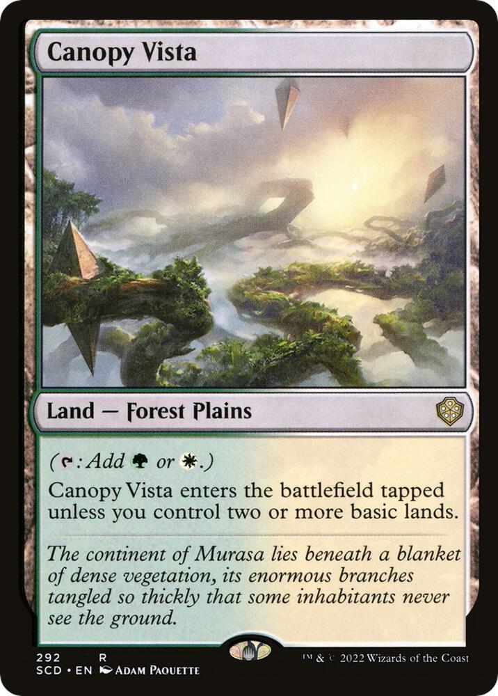 Canopy Vista 292/352 (Starter Commander Decks)  | Good Games Modbury