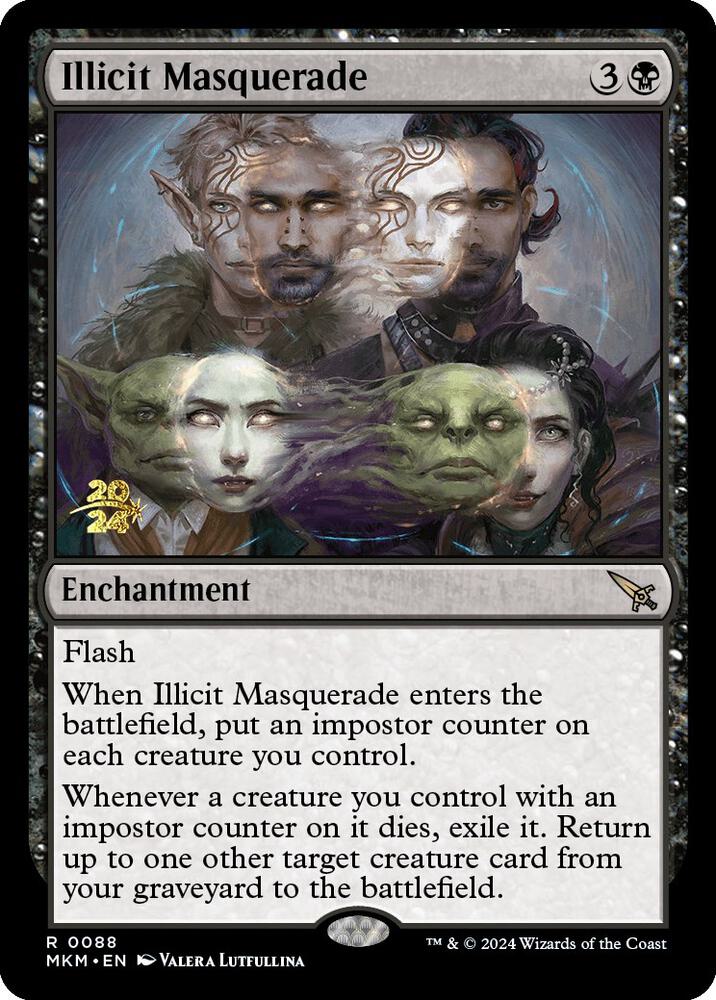 Illicit Masquerade 88s/182 (Prerelease Cards)  - Foil | Good Games Modbury