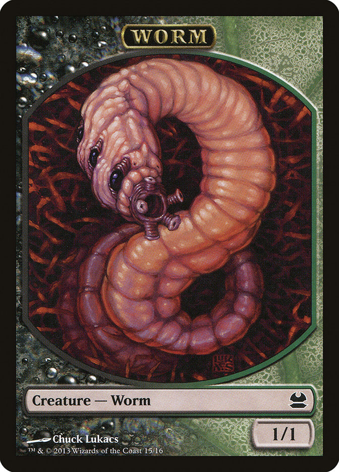 Worm Token [Modern Masters Tokens] | Good Games Modbury