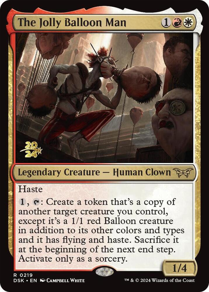 The Jolly Balloon Man 219s/180 (Prerelease Cards)  - Foil | Good Games Modbury