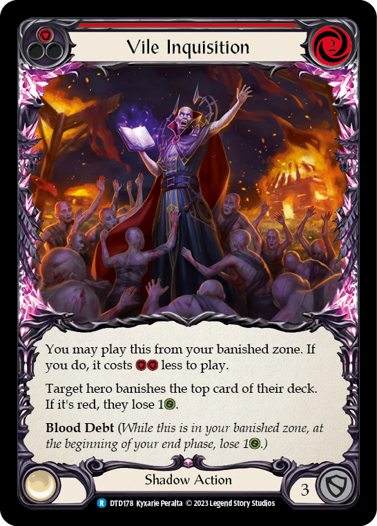 Vile Inquisition (Red) [DTD178] (Dusk Till Dawn) | Good Games Modbury
