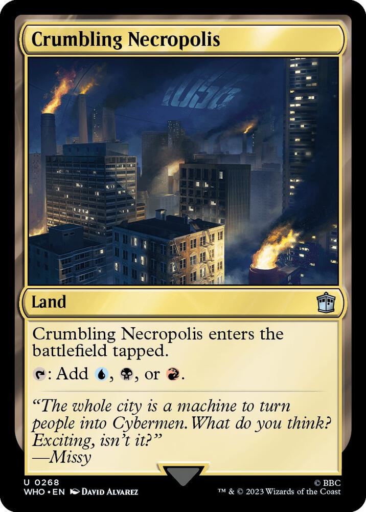 Crumbling Necropolis 268/331 (Universes Beyond: Doctor Who)  - Foil | Good Games Modbury